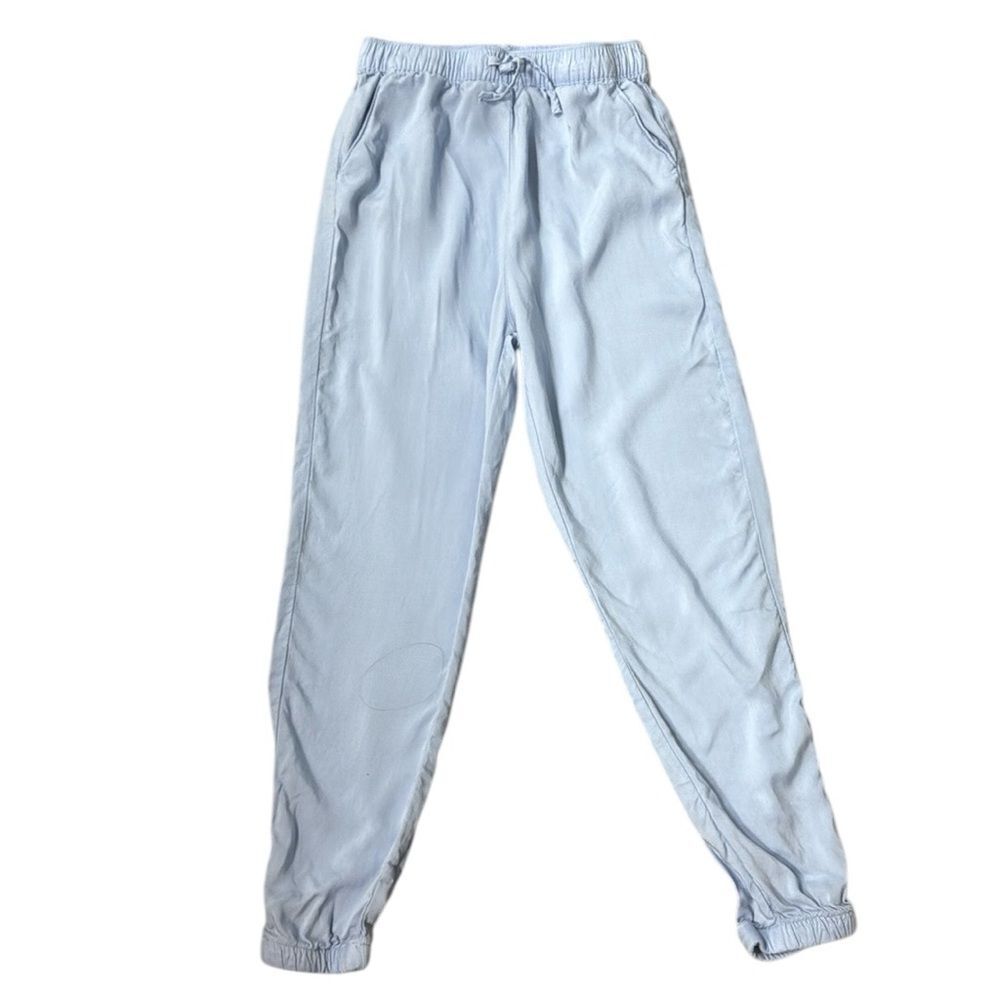 H&M Light Blue Girls Joggers with‎ Pockets Size US 7